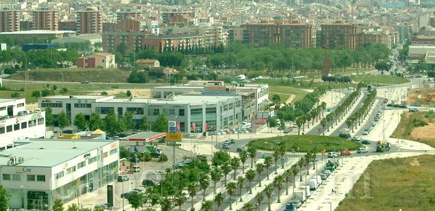 Vistas generales en el polígono de las Huertas