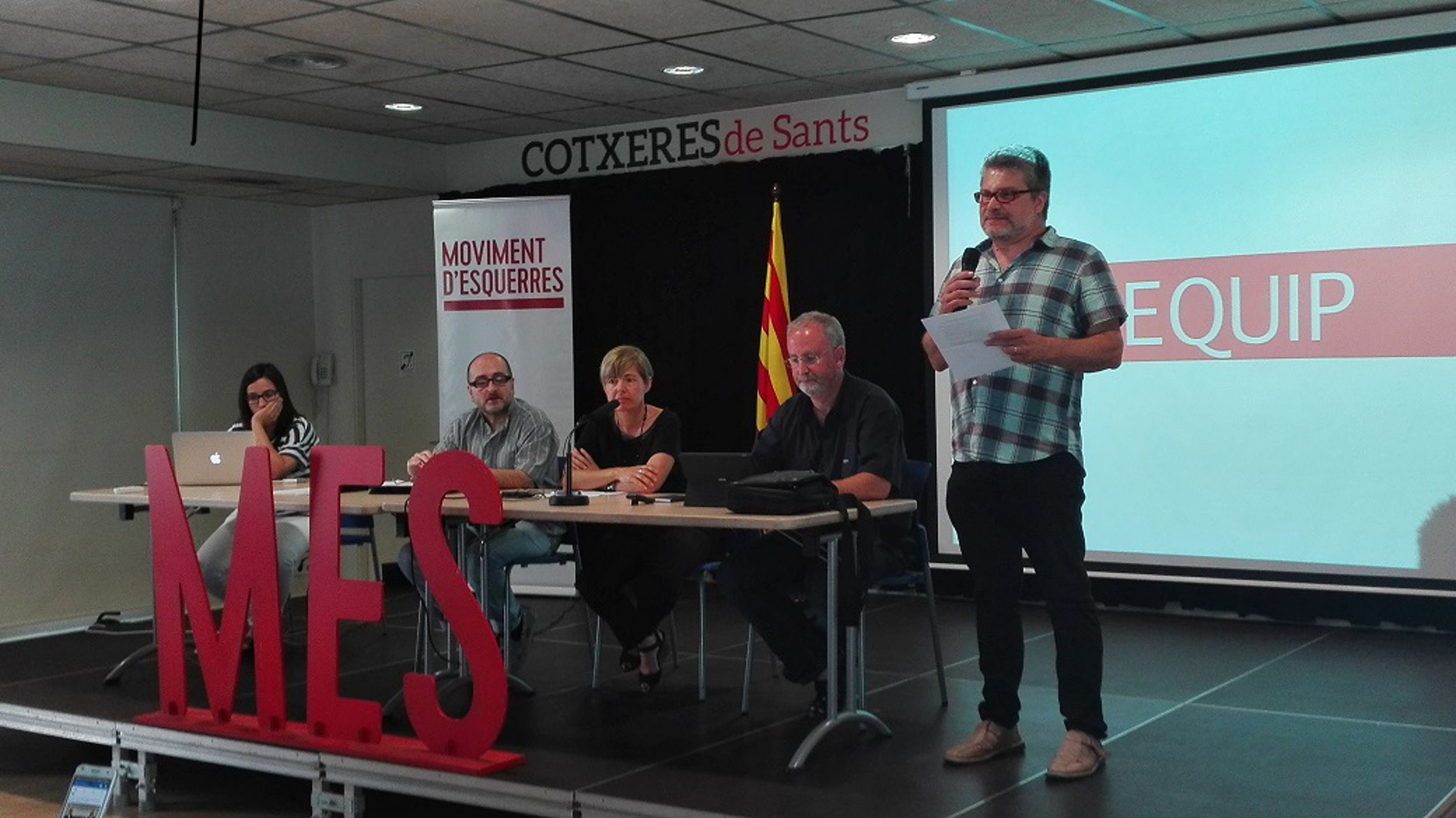 Assemblea de MES Moviments d'Esquerra. Foto: ACN