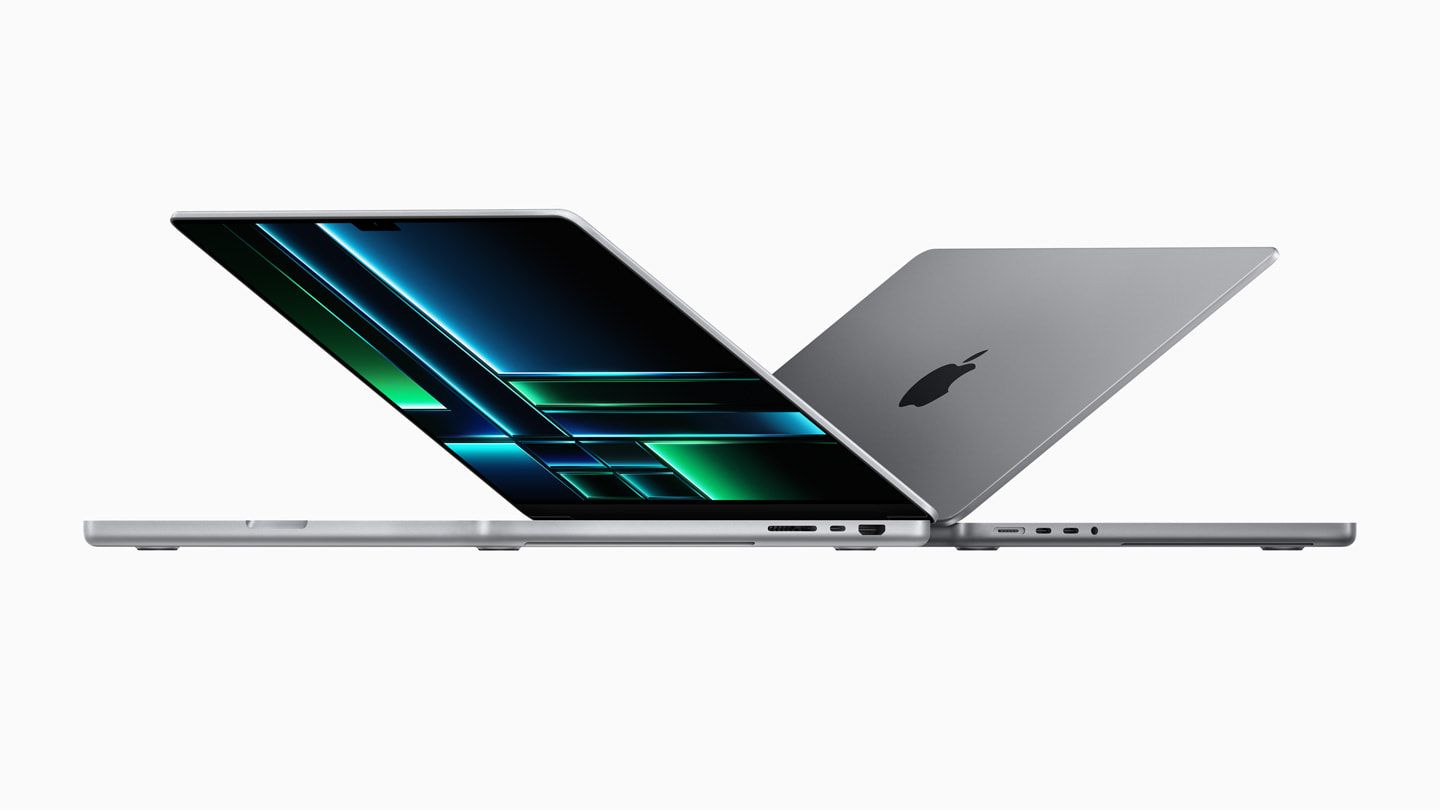 Apple MacBook Pro M2 Pro and M2 Max hero 230117 Full Bleed Image.large