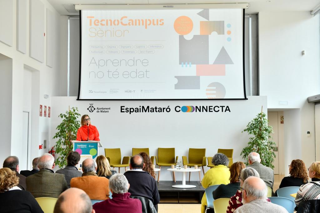 L'acte de presentació de TecnoCampus Sènior. Foto, Romuald Gallofré.