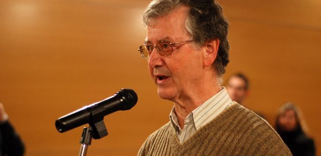 Manel Molina, durante su intervención