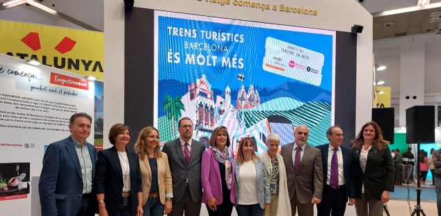 La presentació dels trens turístics La presentació dels trens turístics