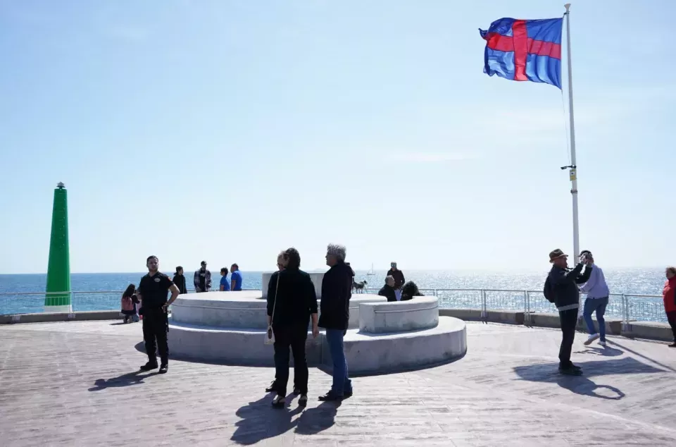 Així llueix l’espectacular nou mirador del Port de Mataró