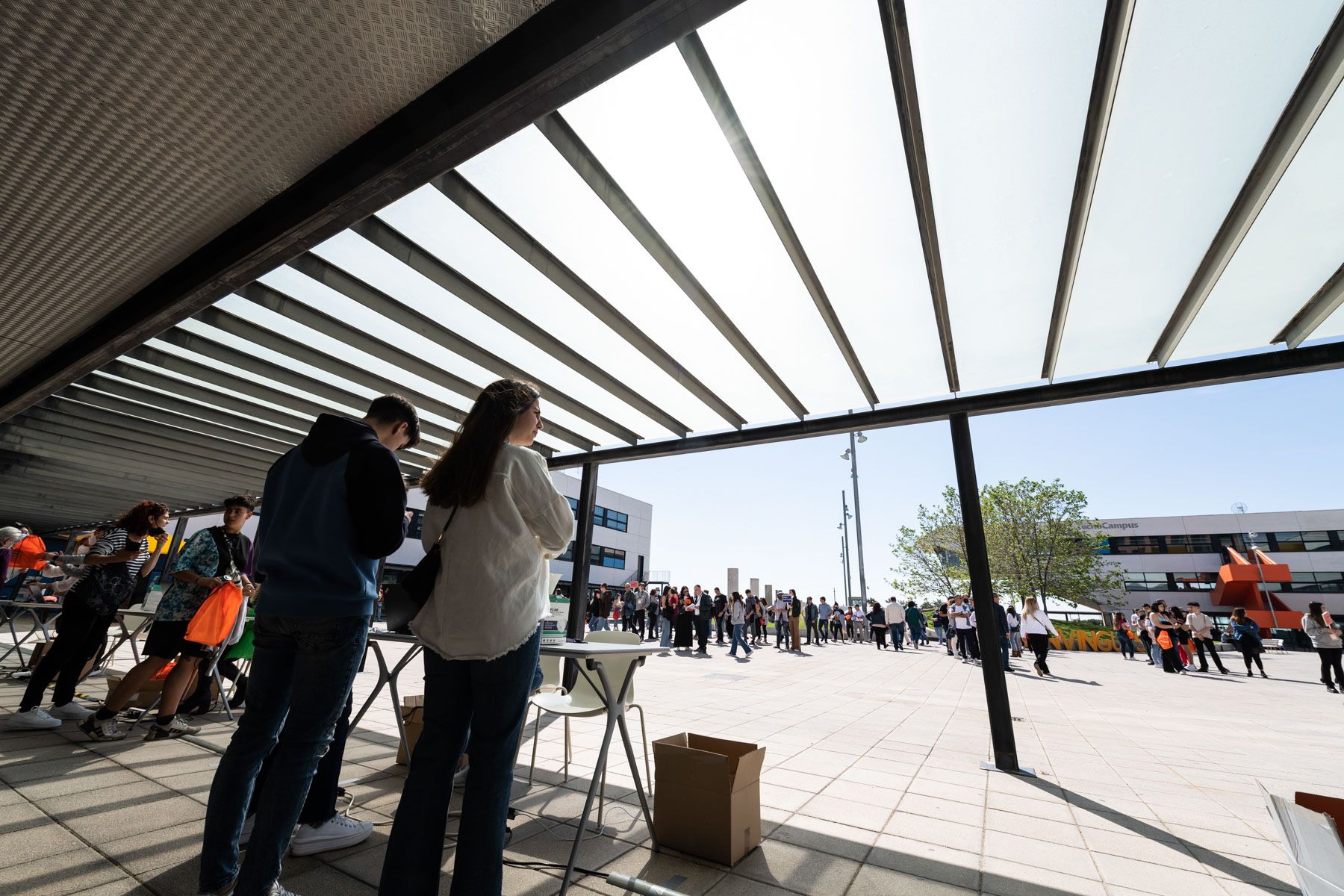 Una edició anterior de la Jornada de Portes Obertes al TecnoCampus