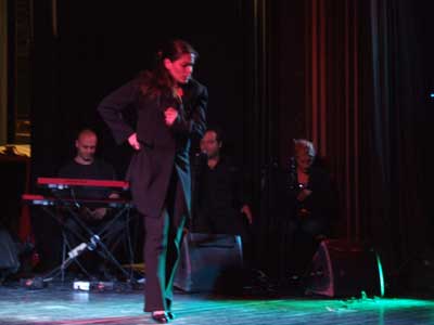 Un momento del concierto al Casal Nueva Alianza.