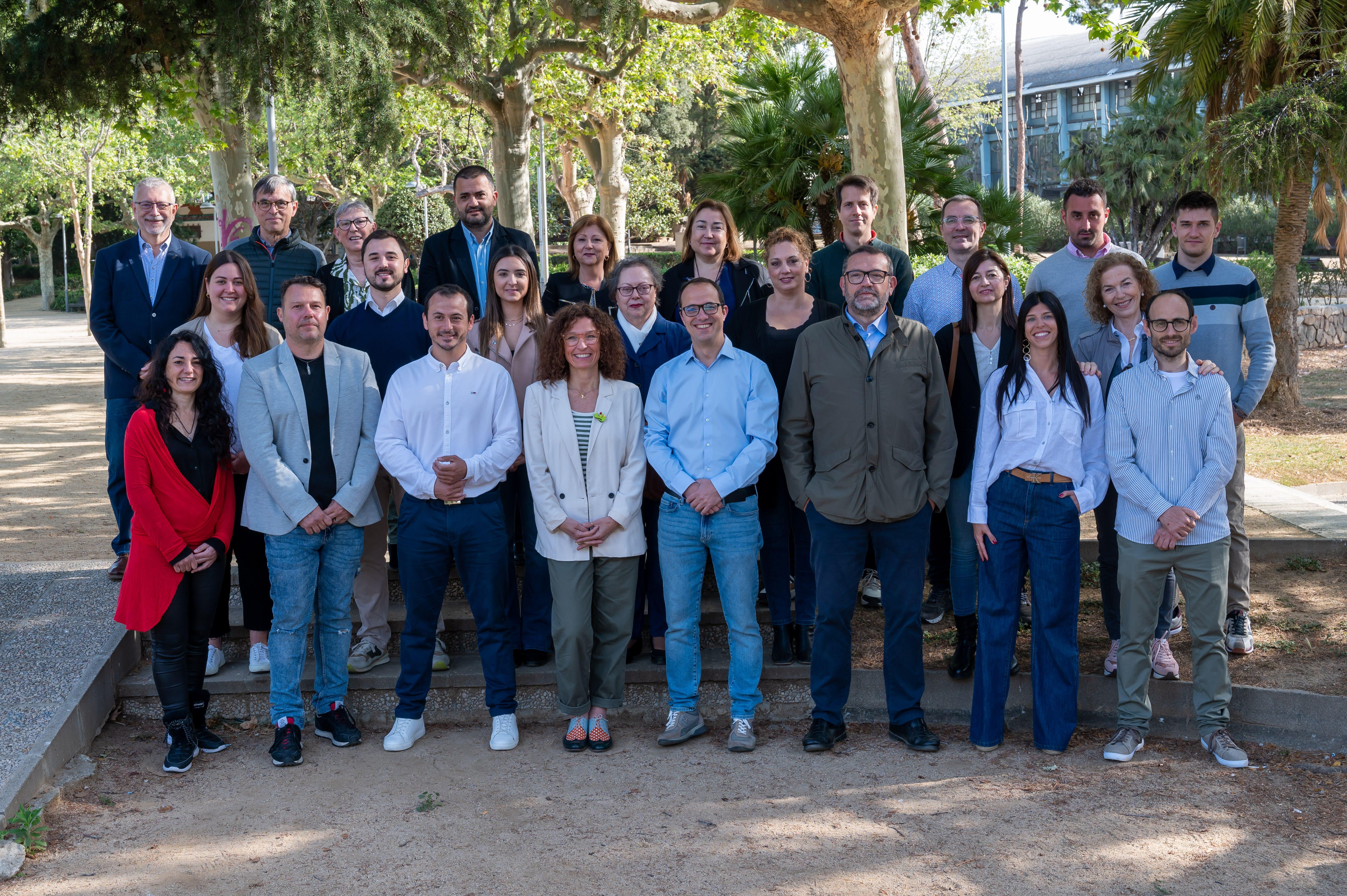 Els integrants de la llista de Junts per Mataró. Foto: Cedida