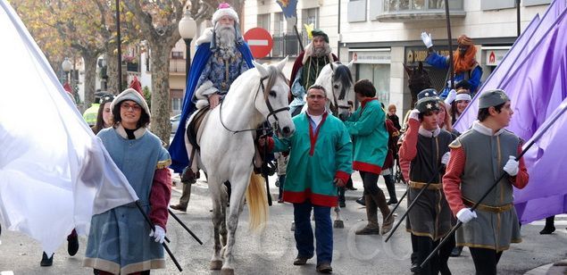 Arribada dels patges l'any passat