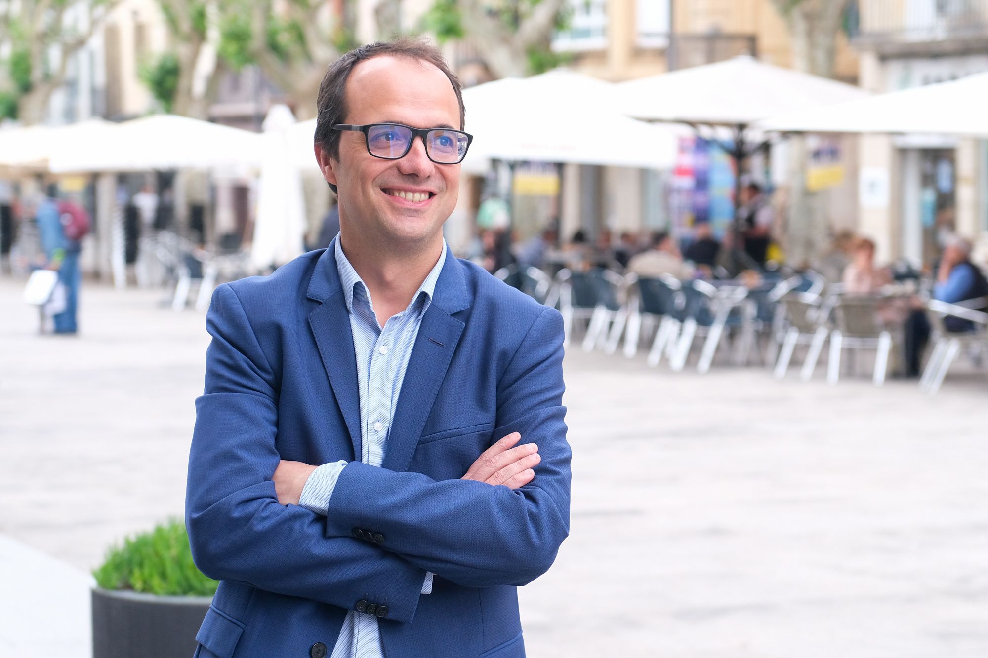 Alfons Canela Junts per Mataró. “Volem entrar al govern per incidir realment en la ciutat” Foto: R.Gallofré