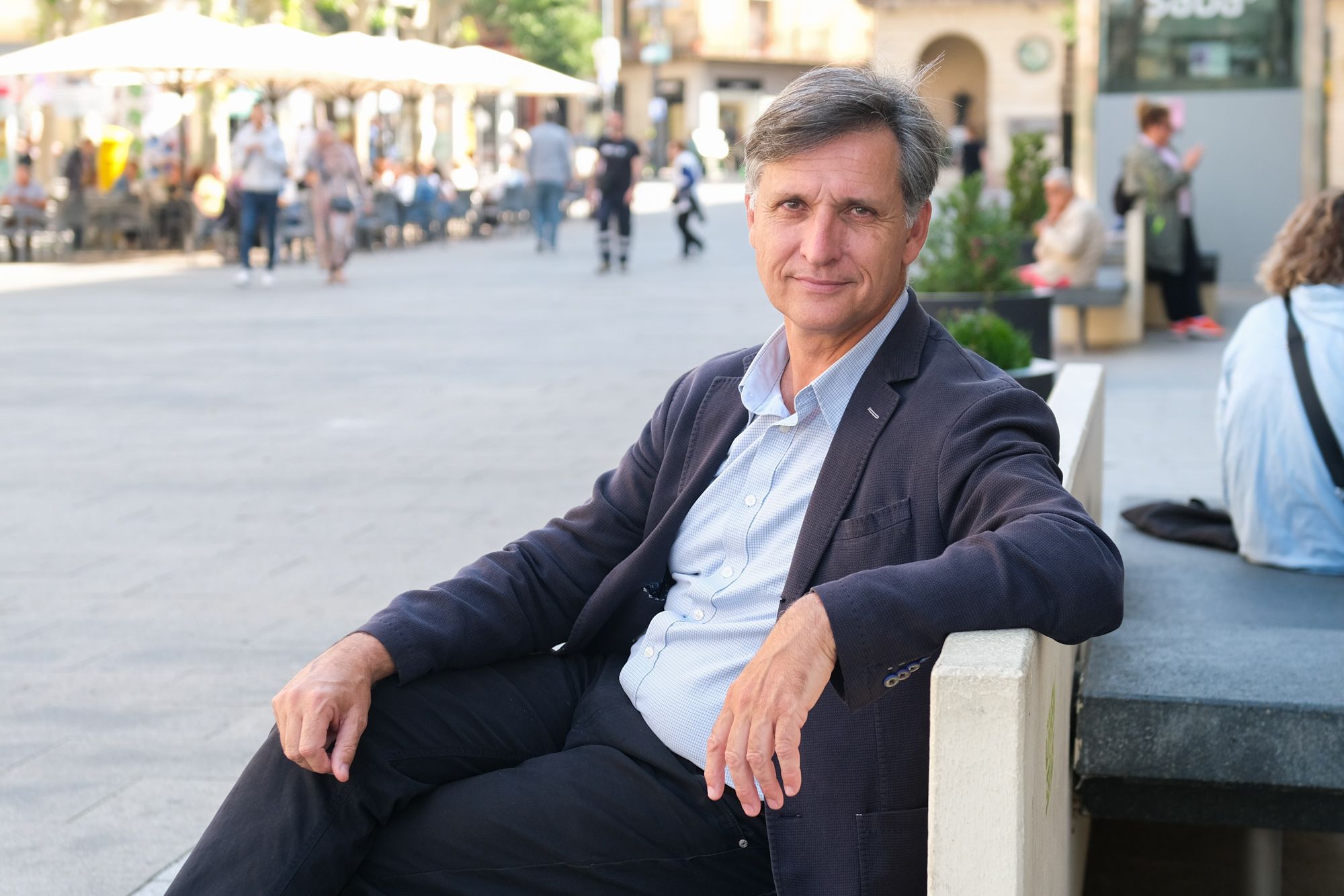 Pim Camprubí. “Hi ha ganes de canvi i som l’única alternativa real al PSC” Foto: R.Gallofré