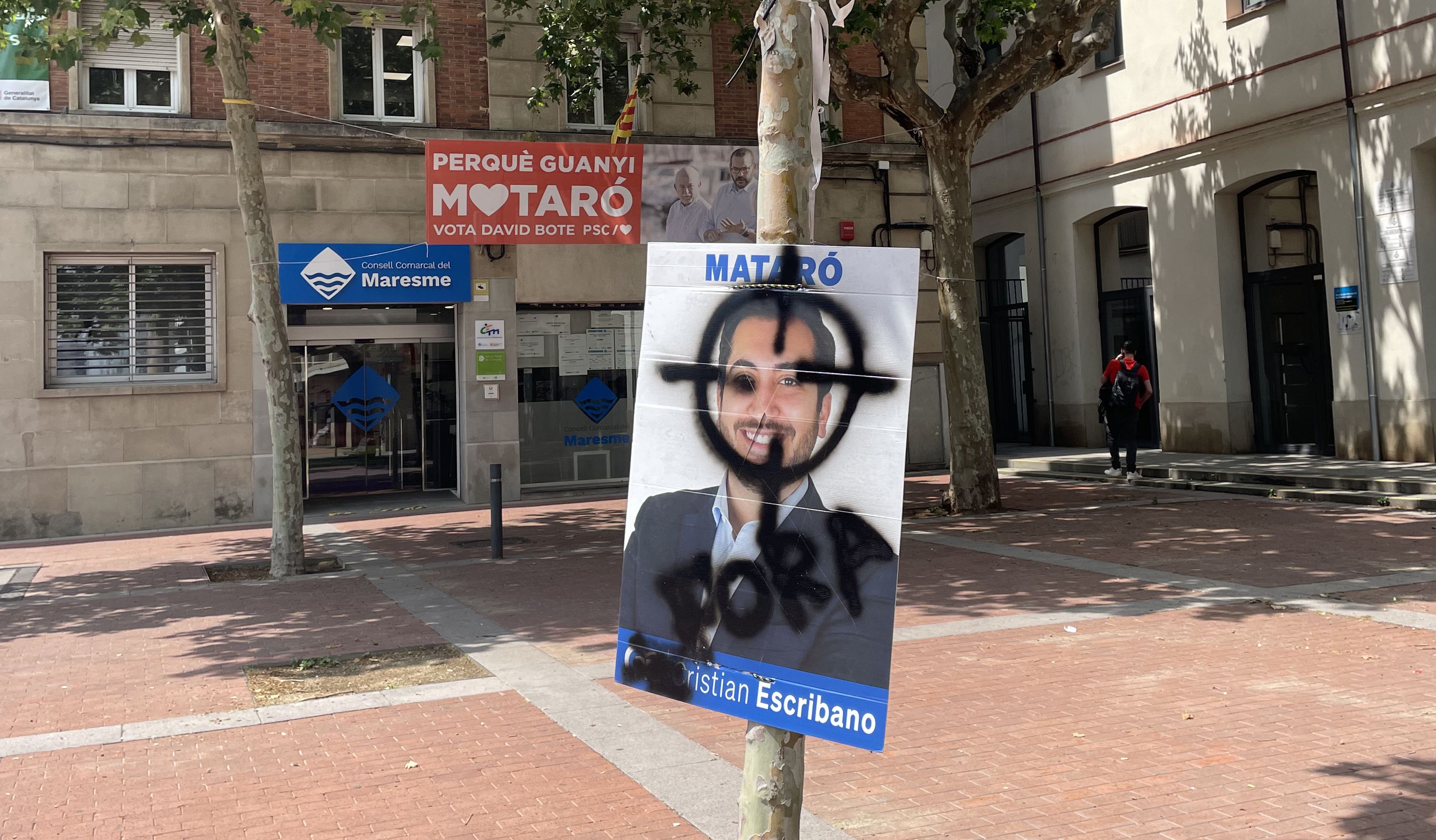 Pintades a la candidatura del PP a Mataró
