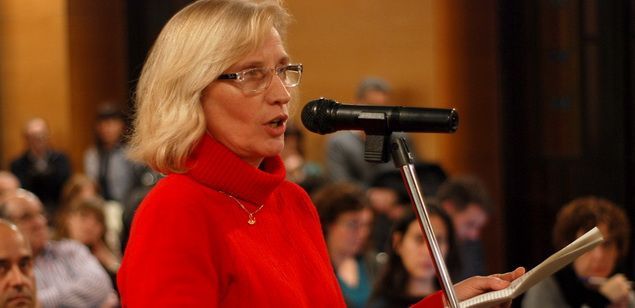 Roser Trilla durante su intervención Roser Trilla durante su intervención