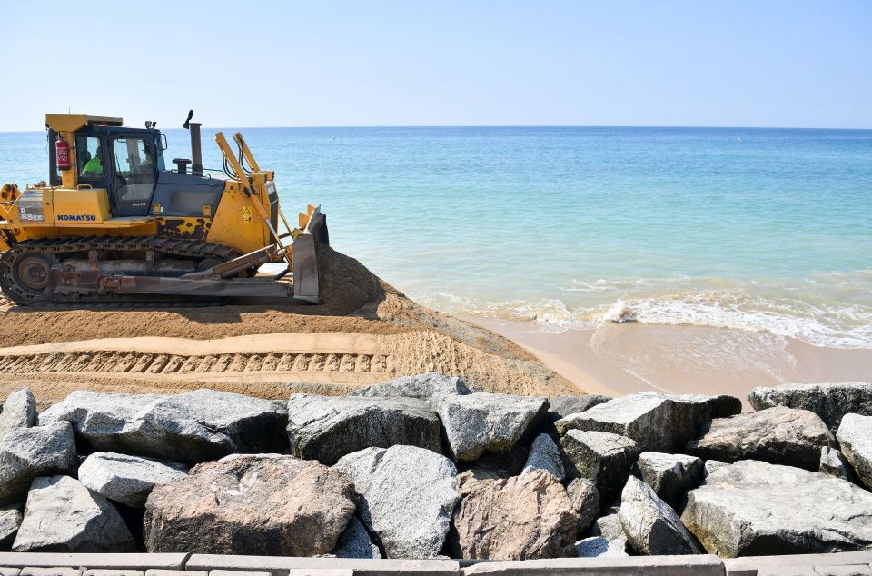 Les obres a Premià, a primera línia de mar | R. Gallofré Les obres a Premià, a primera línia de mar | R. Gallofré