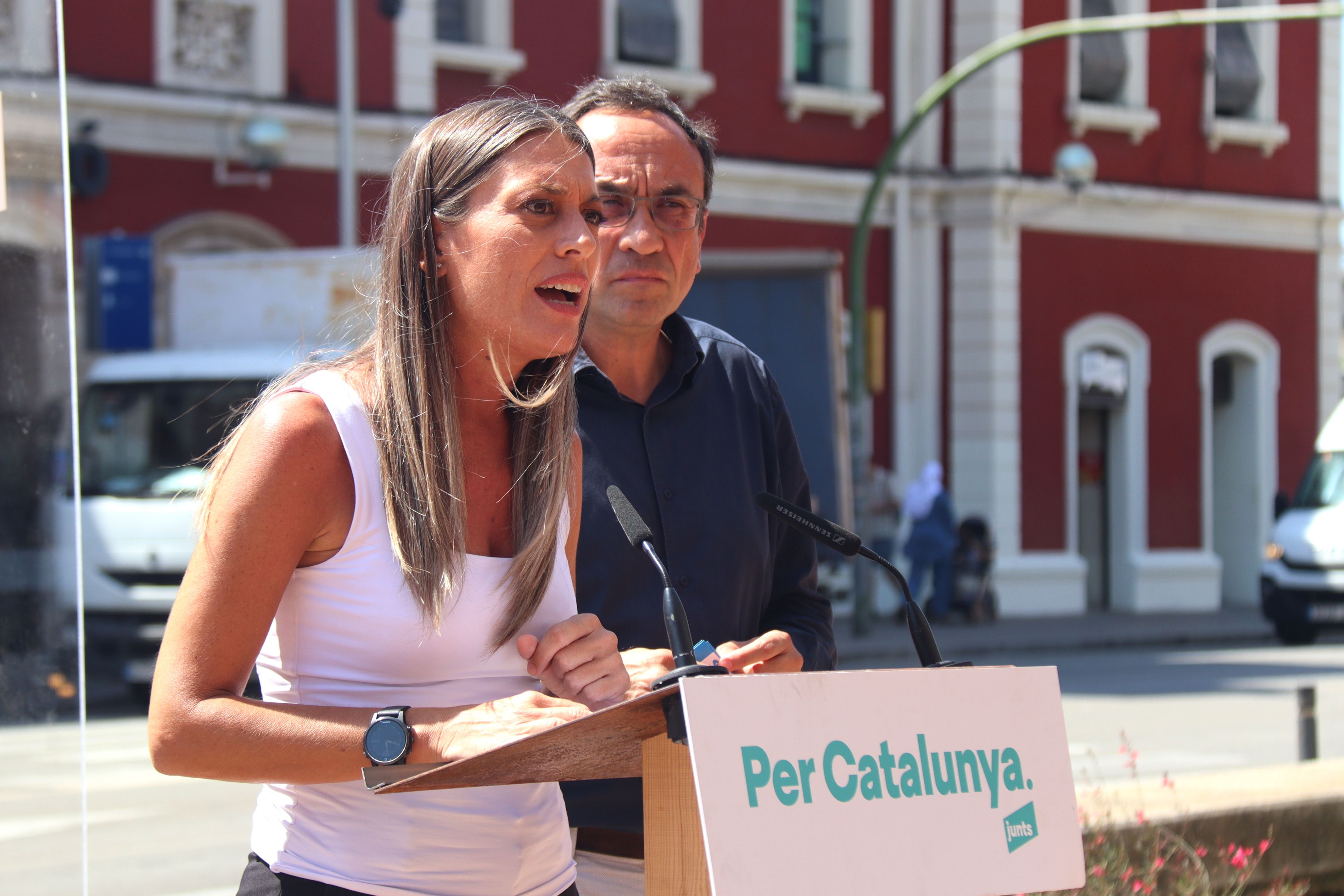 Míriam Nogueras, candidata de Junts. Foto, ACN.
