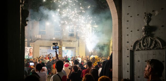 L'Encesa, el primer acte de foc de Les Santes. Foto: R.Gallofré
