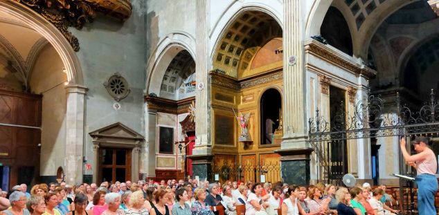 Un assaig de la Missa. Foto: Toñi Angulo Un assaig de la Missa. Foto: Toñi Angulo