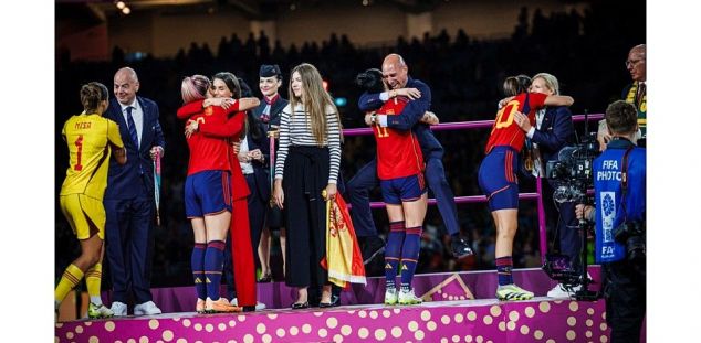 La polèmica celebració del Mundial La polèmica celebració del Mundial
