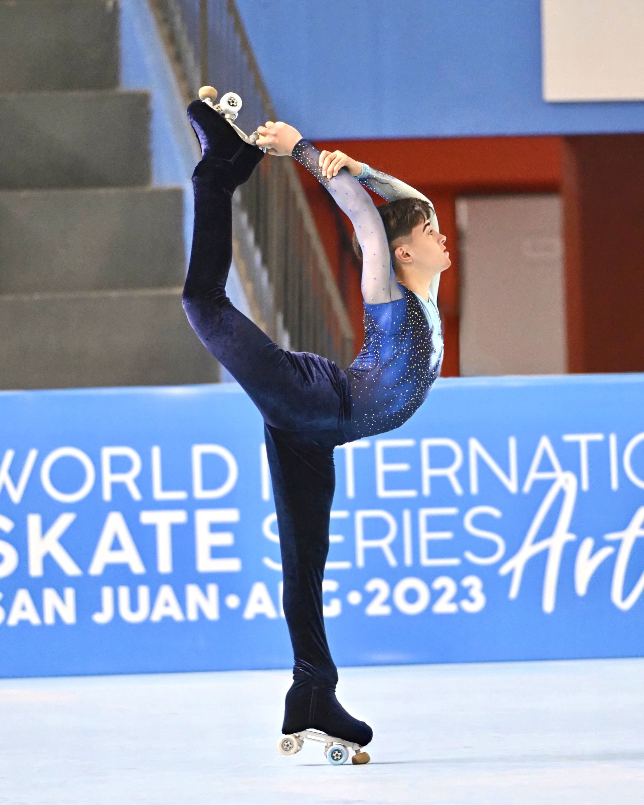 El patinador Lluís Gámez
