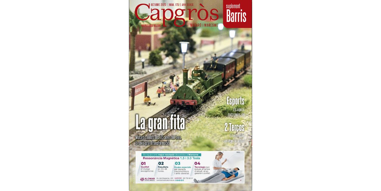El 175 anys del tren, a la portada 1751