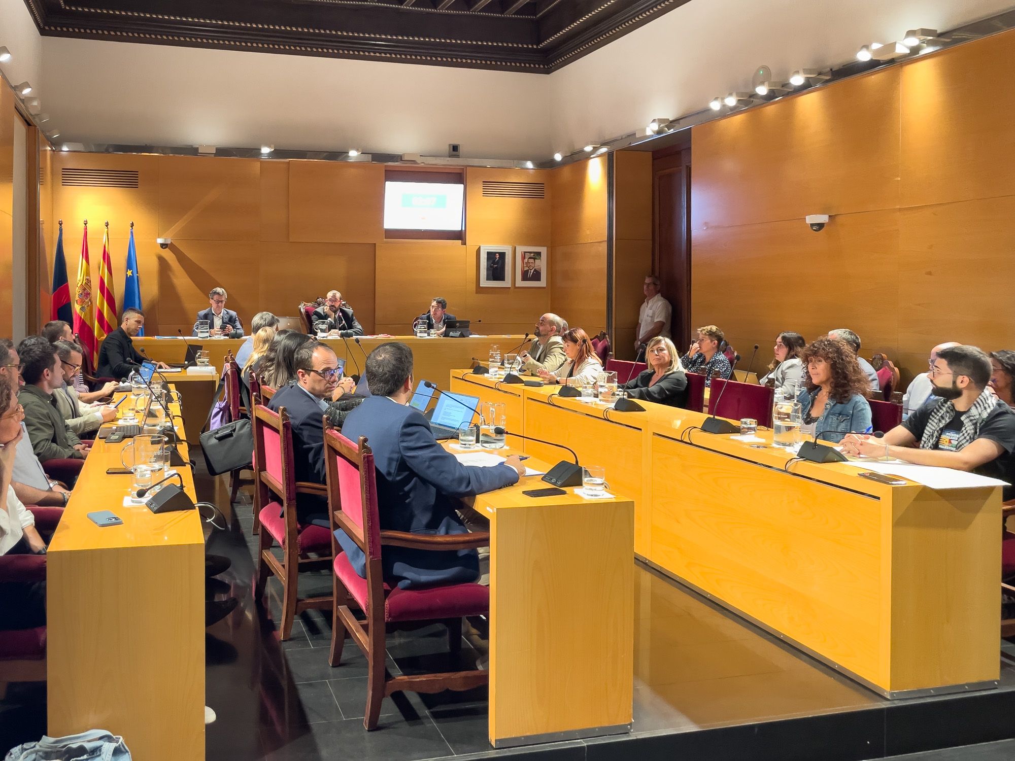 Imatge d'arxiu d'un Ple municipal. Foto: R.Gallofré