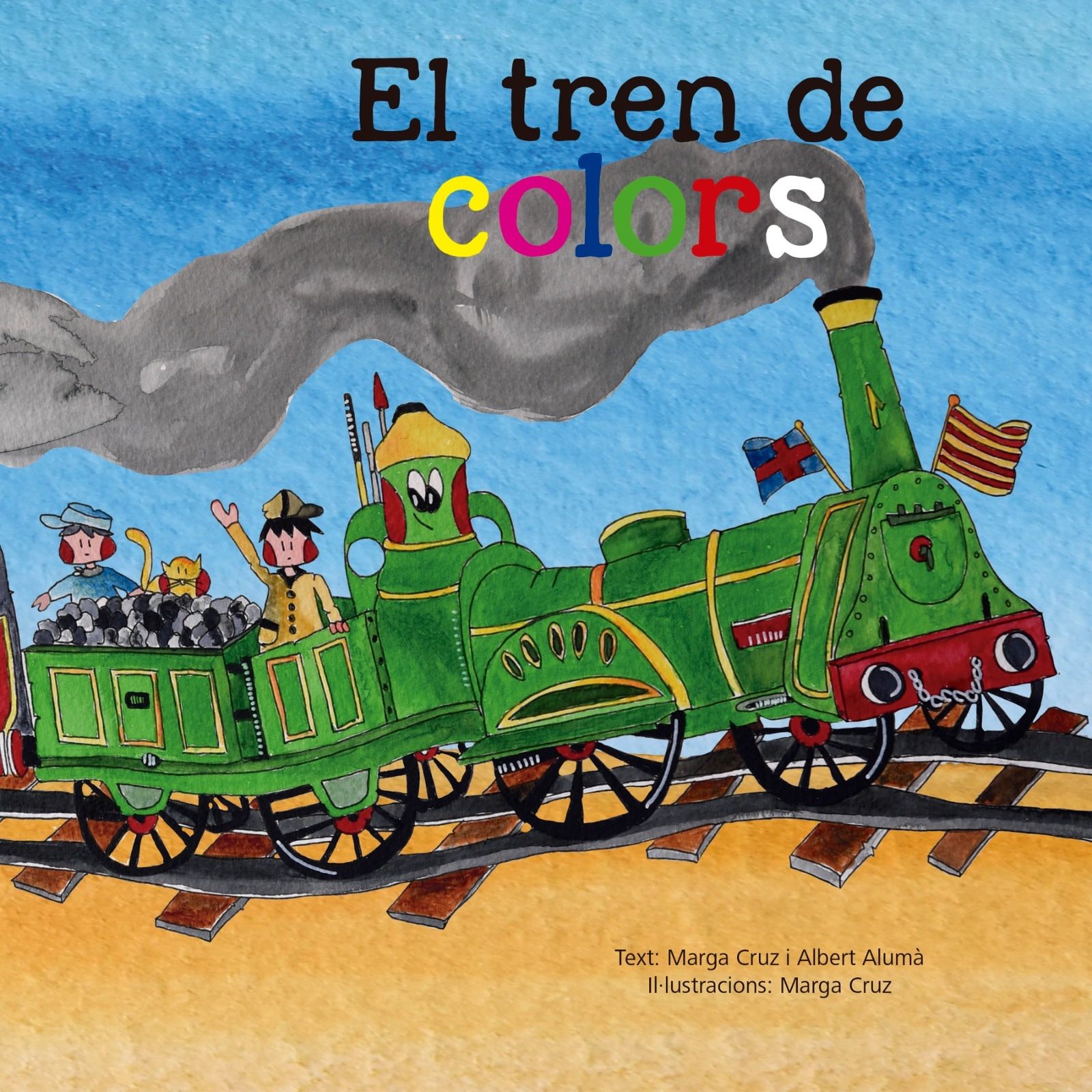 Portada del conte infantil El tren de colors