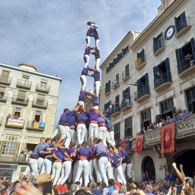 La torre de 9 més emotiva de totes. Foto: Eva Casanova La torre de 9 més emotiva de totes. Foto: Eva Casanova