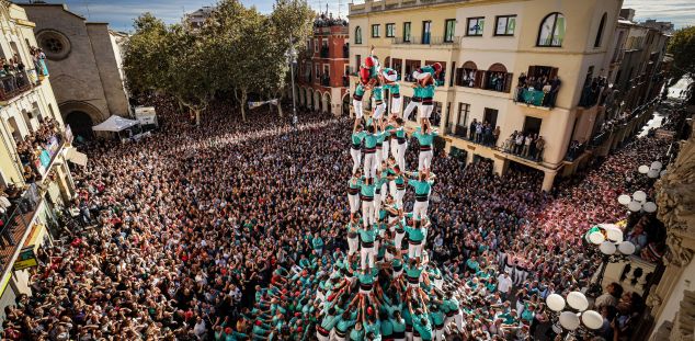 El 9 de 9 amb folre dels Verds. Foto: Jordi Borràs/ACN El 9 de 9 amb folre dels Verds. Foto: Jordi Borràs/ACN