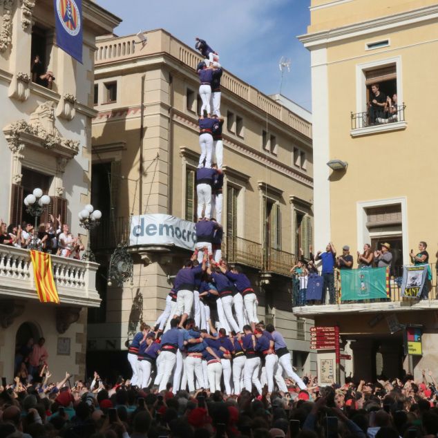 La torre de 9 dels Capgrossos a Vilafranca. Foto: ACN La torre de 9 dels Capgrossos a Vilafranca. Foto: ACN