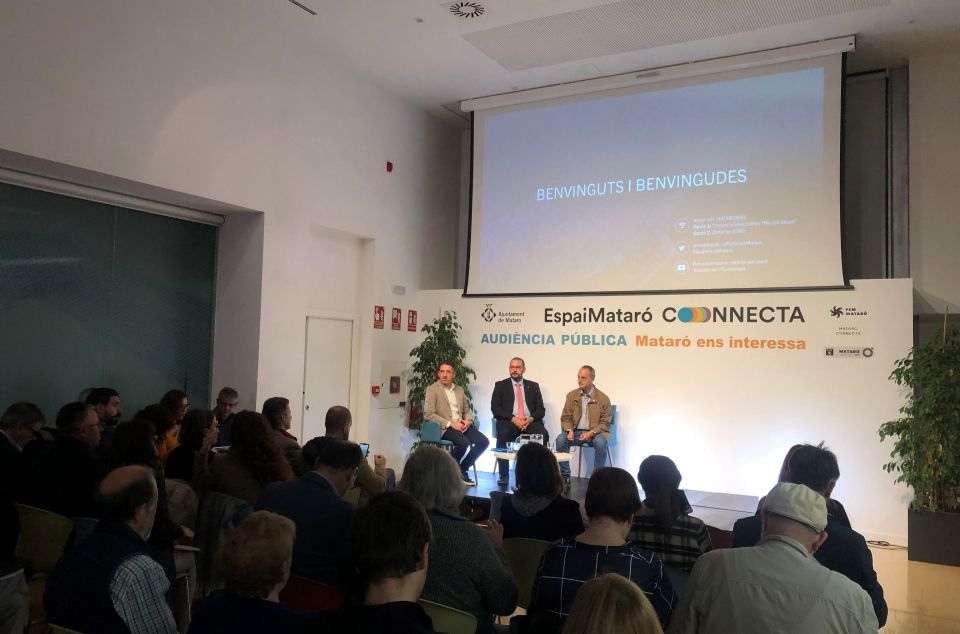 L'audiència pública de l'any passat a Mataró. Foto: Ajuntament
