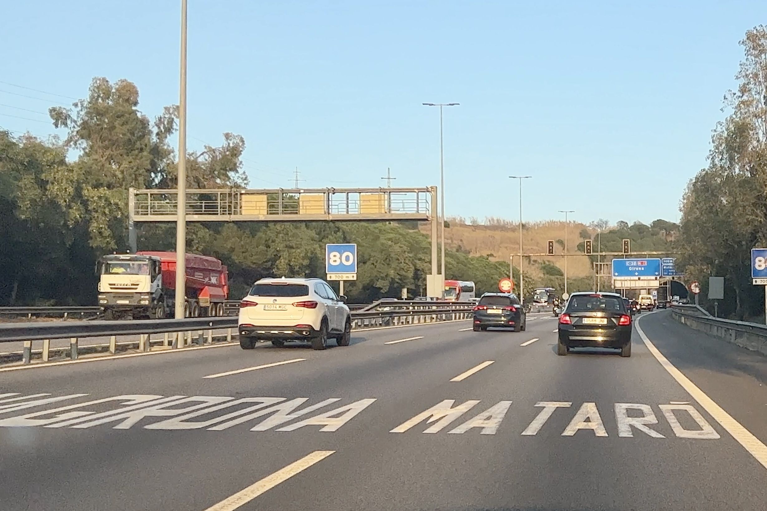 Accident mortal d'un motorista al pas de la C-32 pel Maresme