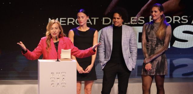 Maria Rovira, primera a l'esquerra i Jordan, primera per la dreta