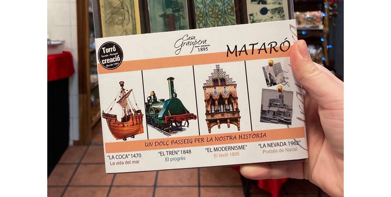 Packs de Quatre Torrons Dedicats a Mataró: Un homenatge a la ciutat que ha vist néixer i créixer aquesta emblemàtica casa.