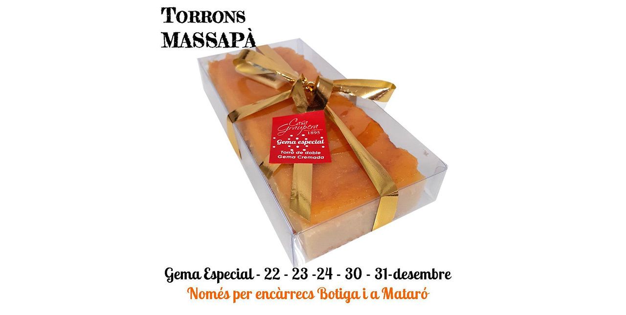Un Torró Especial de crema: Una proposta que combina la tradició amb un toc d'innovació. Un Torró Especial de crema: Una proposta que combina la tradició amb un toc d'innovació.