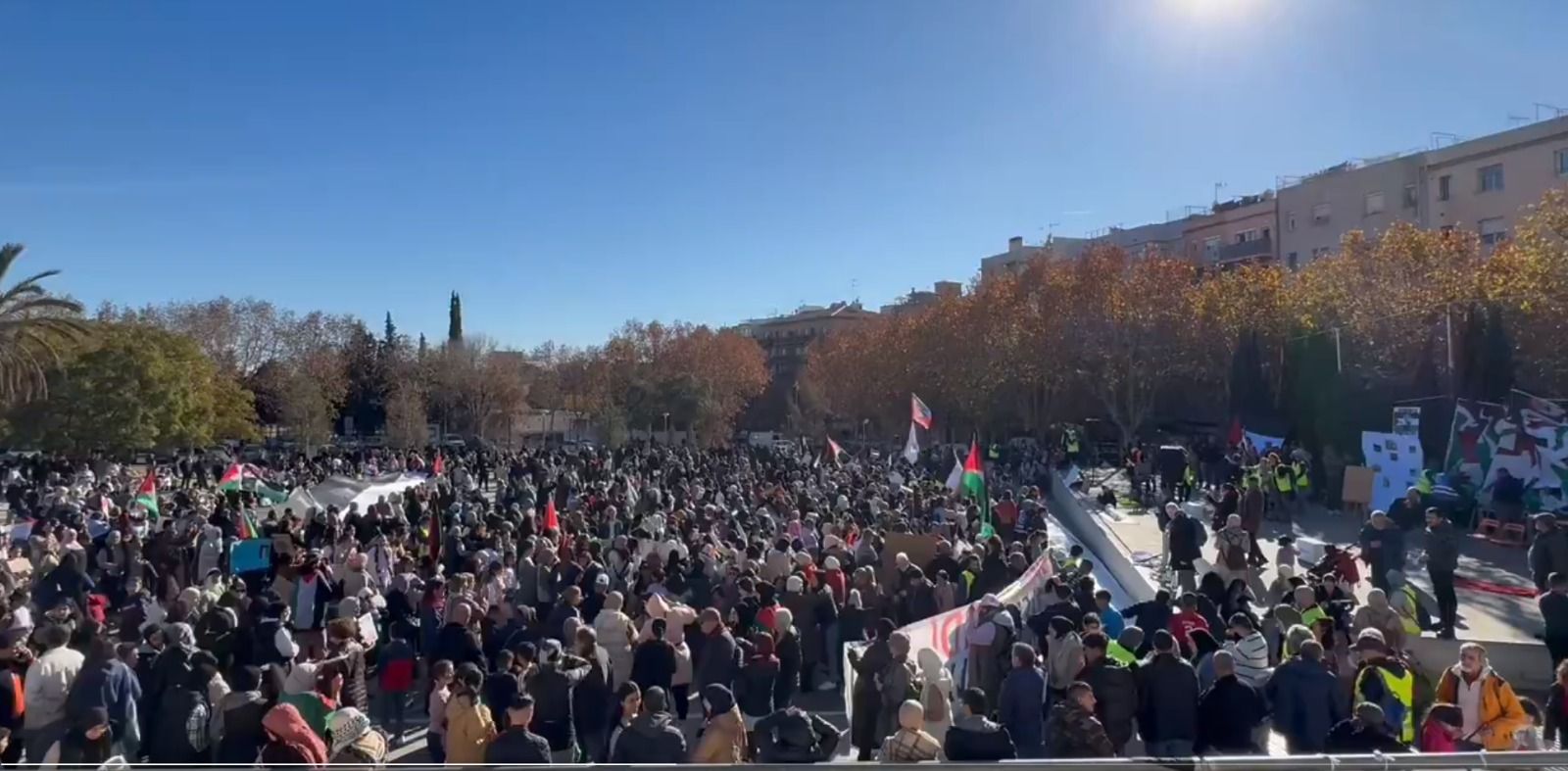 1.000 persones marxen contra el ‘genocidi’ d’Israel a Gaza