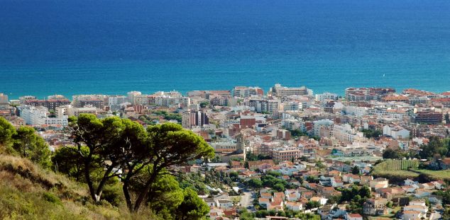 Vista de Pineda de Mar, que presenta un aumento notable de la criminalidad