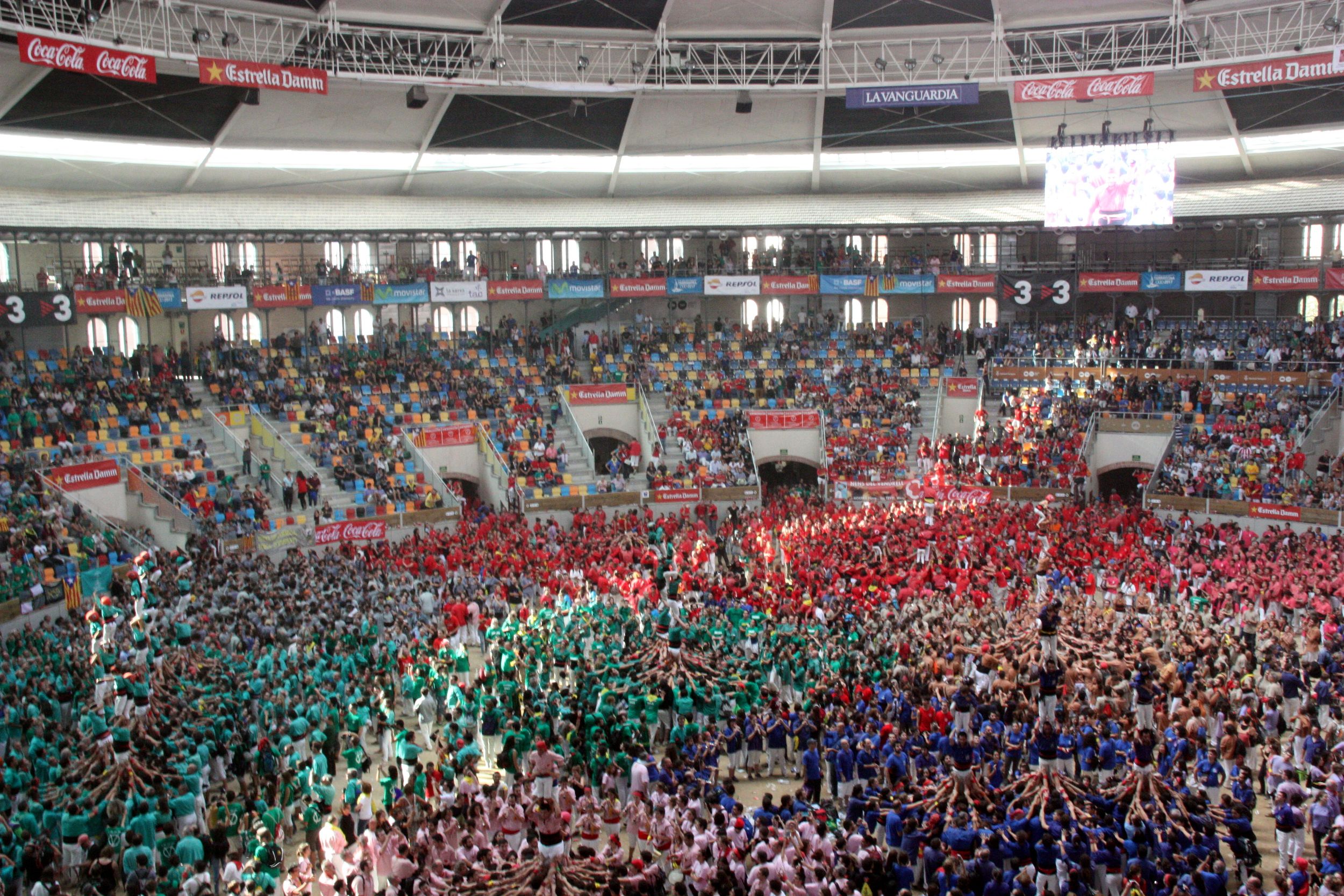 El concurso de castillos de Tarragona. Foto: ACN