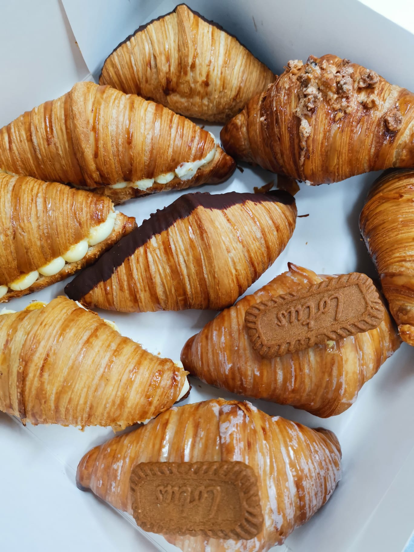 Diferents croissants de Sacher del Dia Internacional Diferents croissants de Sacher del Dia Internacional