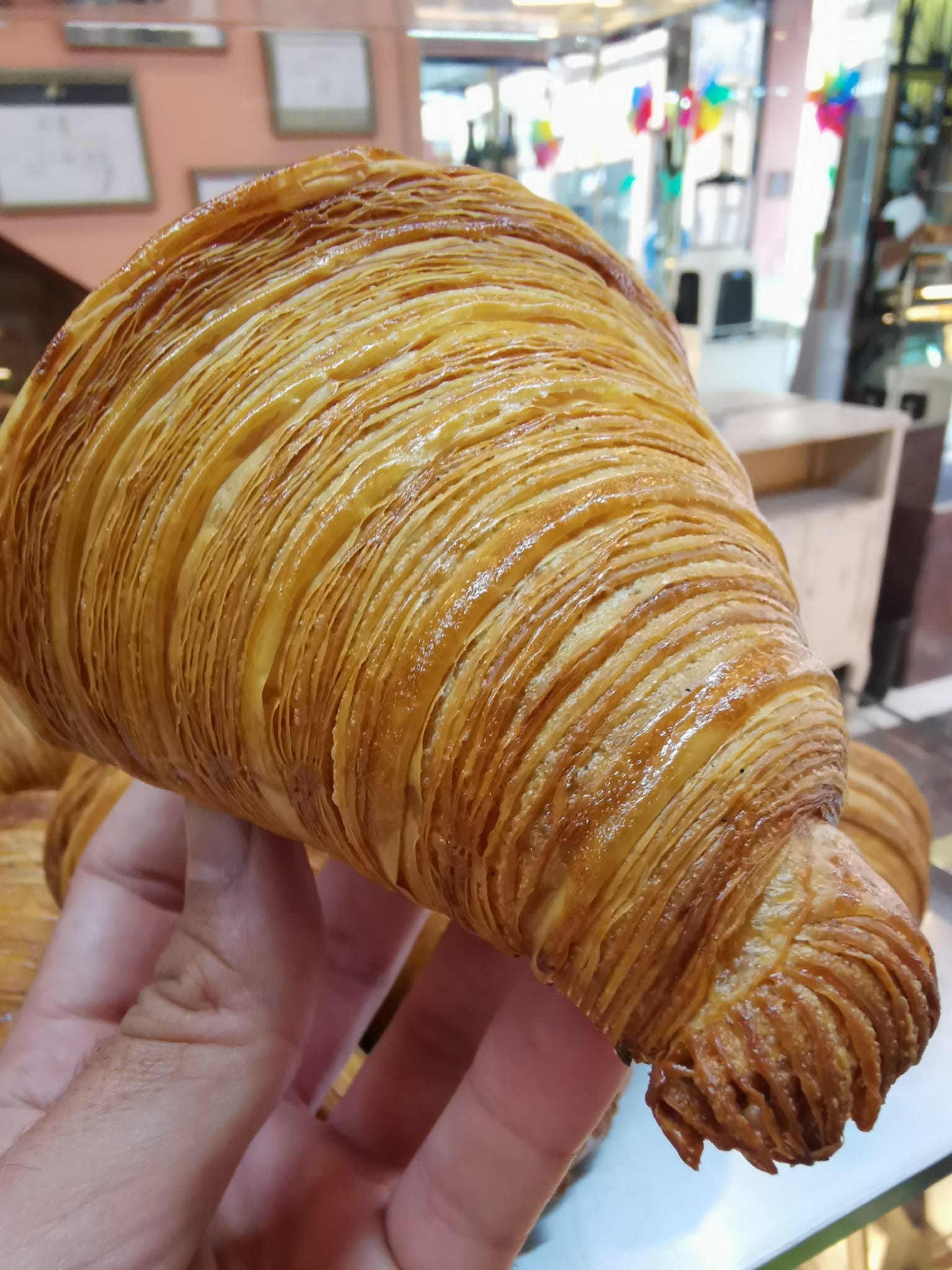 La textura del croissant La textura del croissant