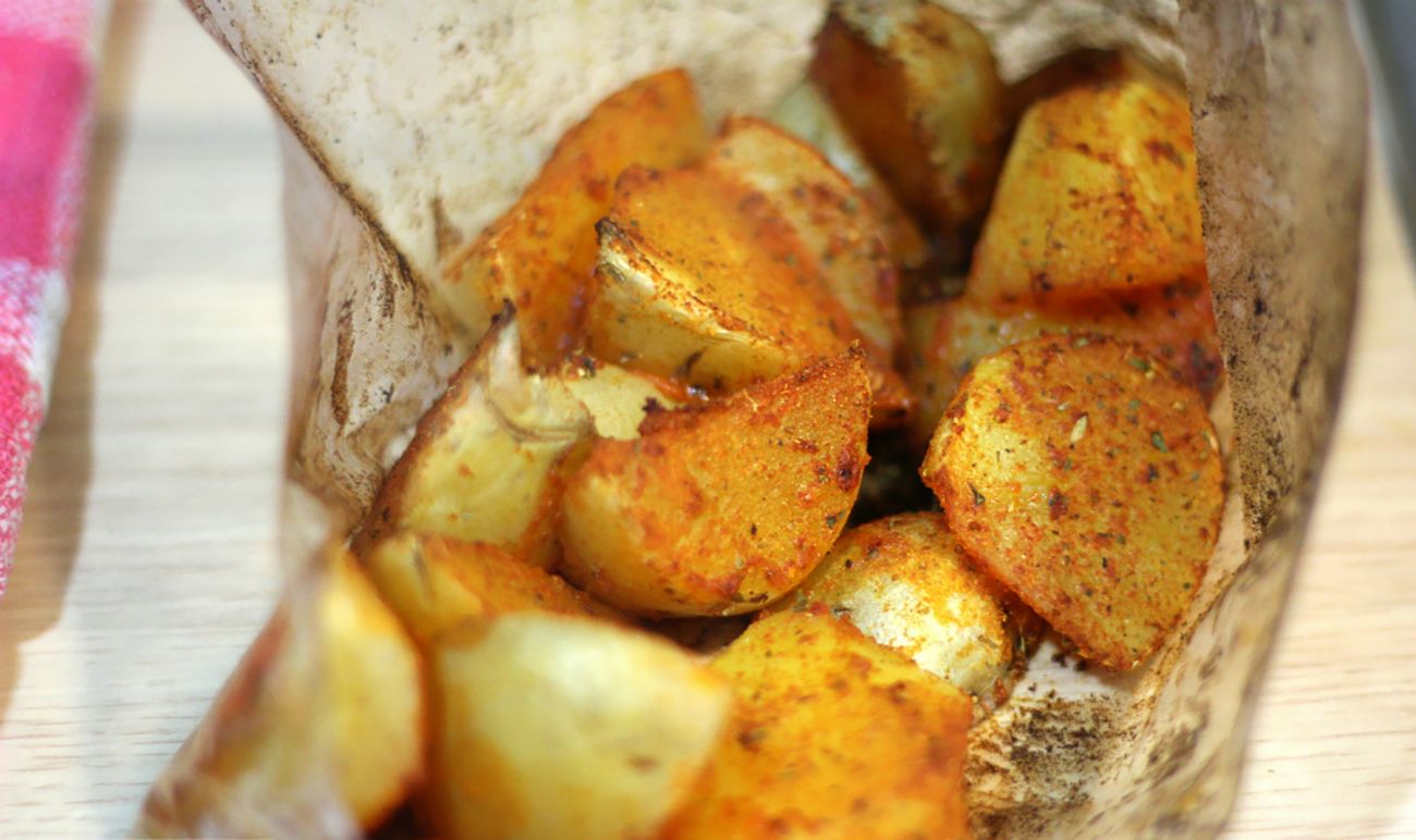 Patates cuites en bossa