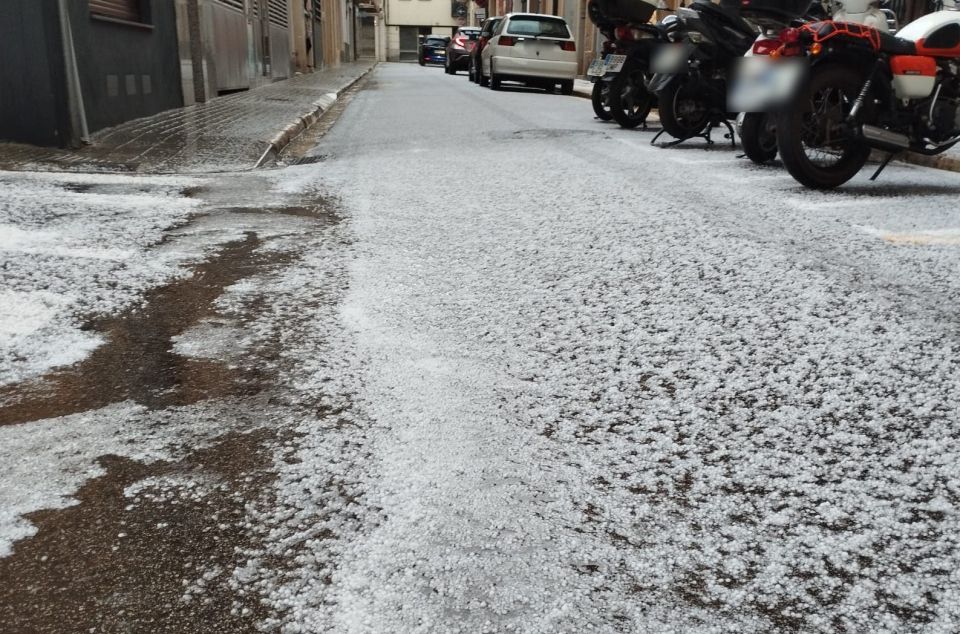 Calamarsada a Mataró aquest dissabte. Foto V