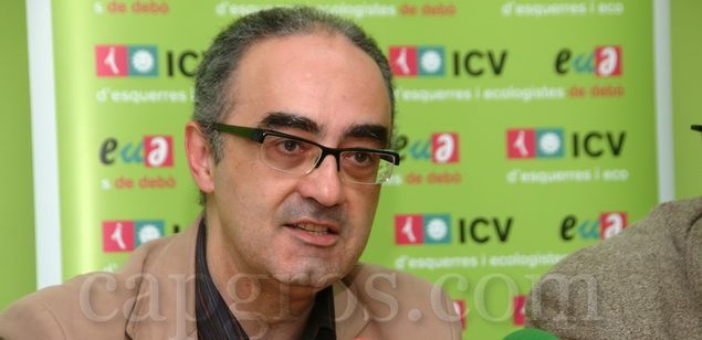 El candidat dICV-EUiA, Esteve Martínez