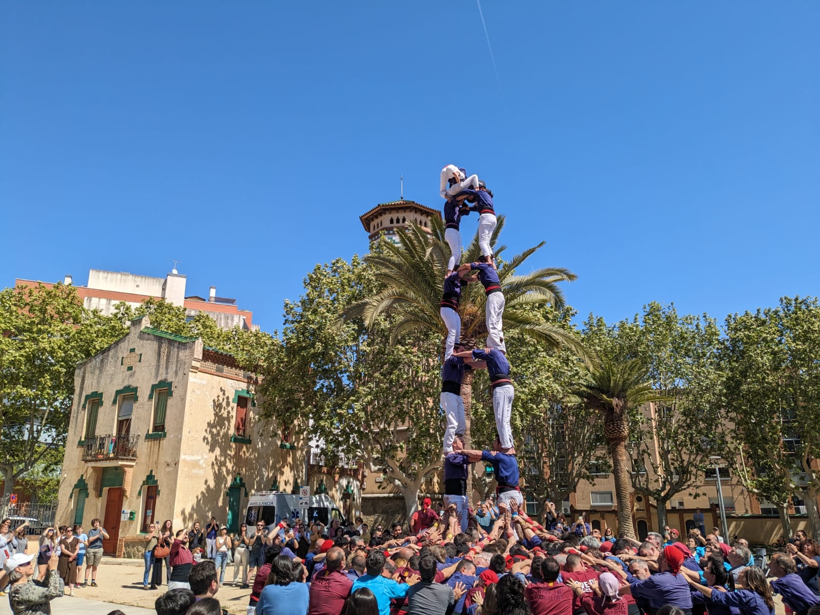 Torre de 7 dels Capgrossos a l'Escorxador. Foto: Cedida Torre de 7 dels Capgrossos a l'Escorxador. Foto: Cedida