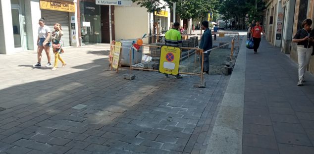 Obres de nou al Camí Ral Obres de nou al Camí Ral