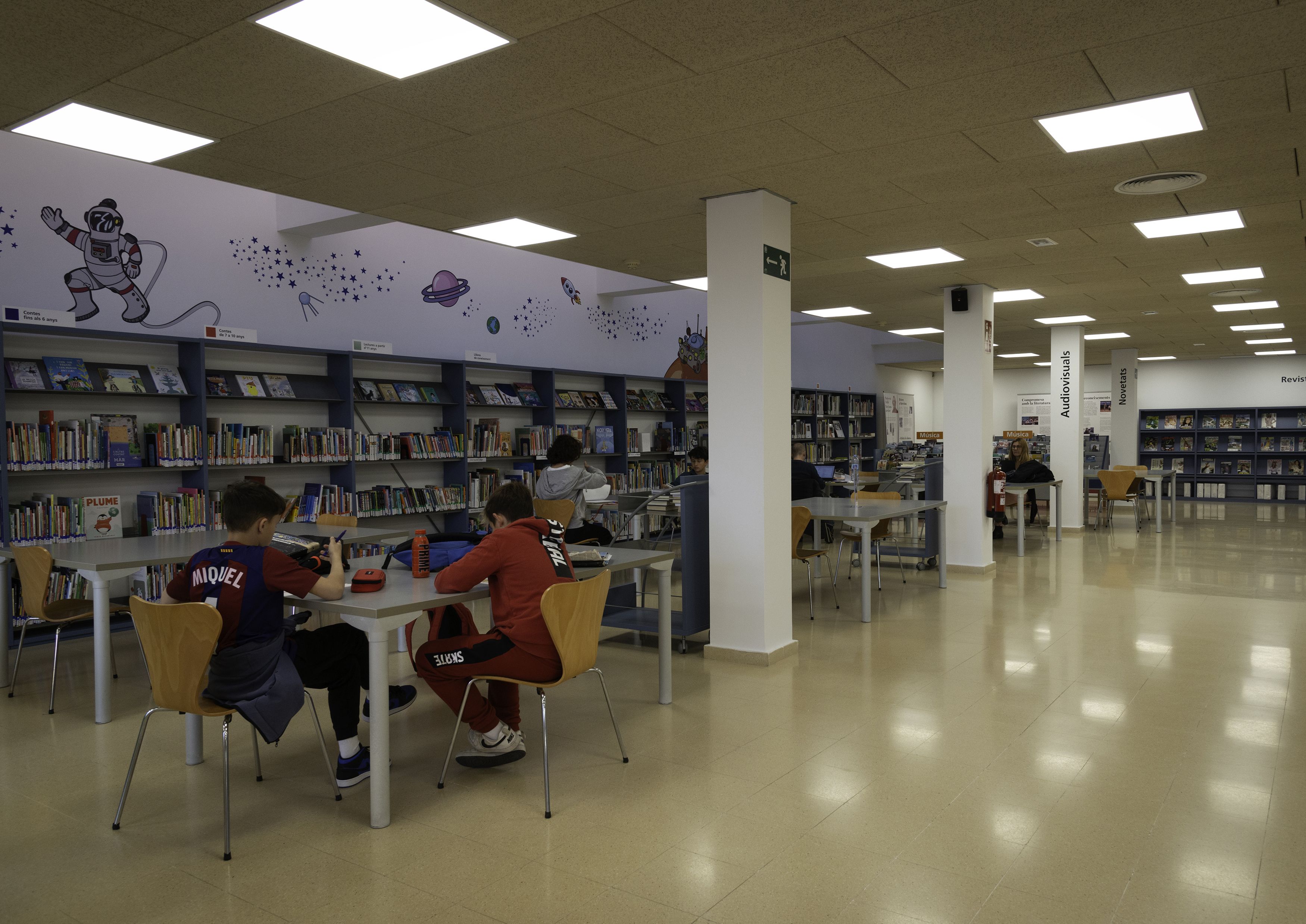 La Muntala, biblioteca de Sant Vicenç