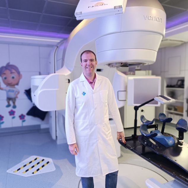 Manuel Altabas, a les instal·lacions de l'Hospital. Foto: Vall d'Hebron Manuel Altabas, a les instal·lacions de l'Hospital. Foto: Vall d'Hebron
