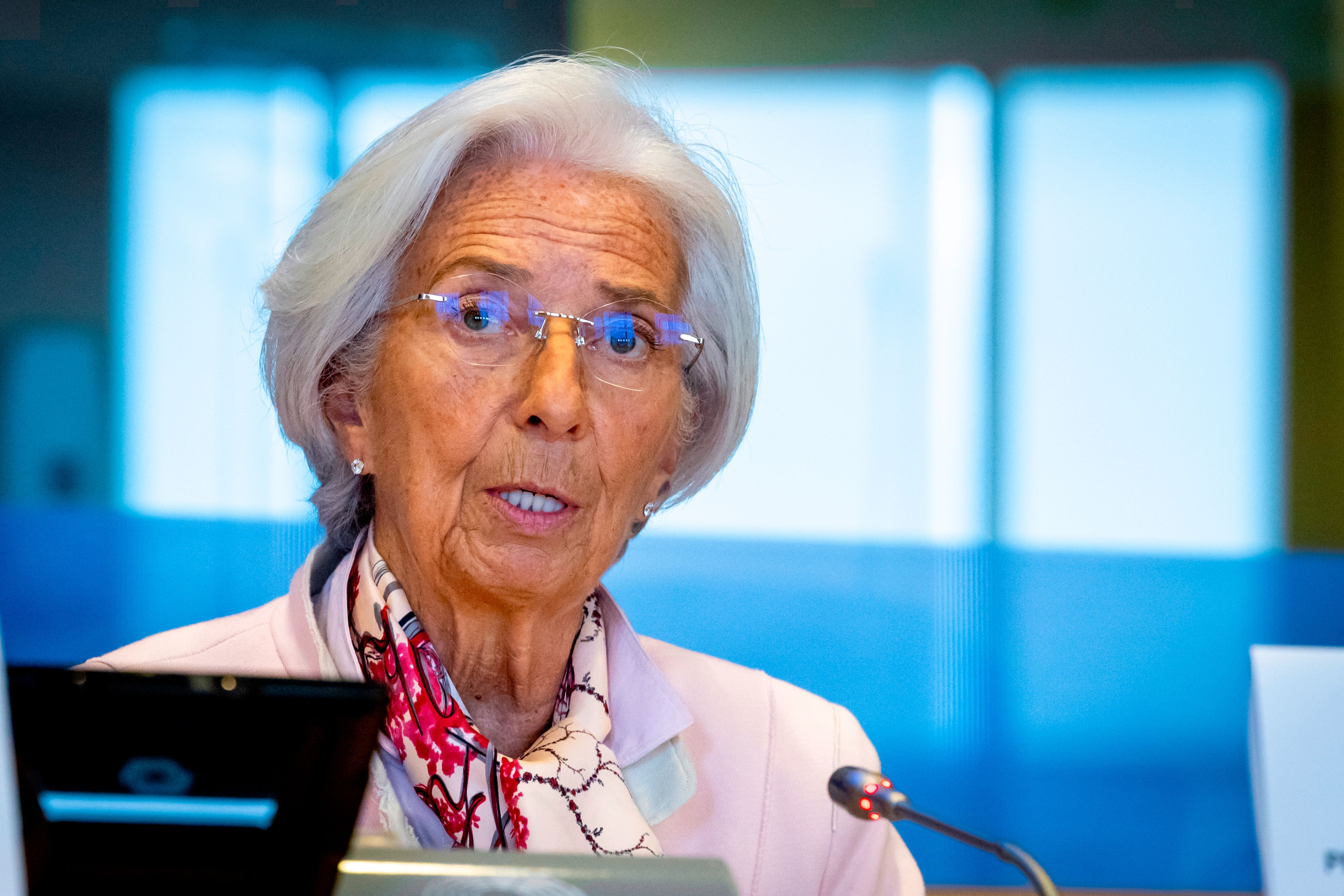 La presidenta del BCE, Cristine Lagarde