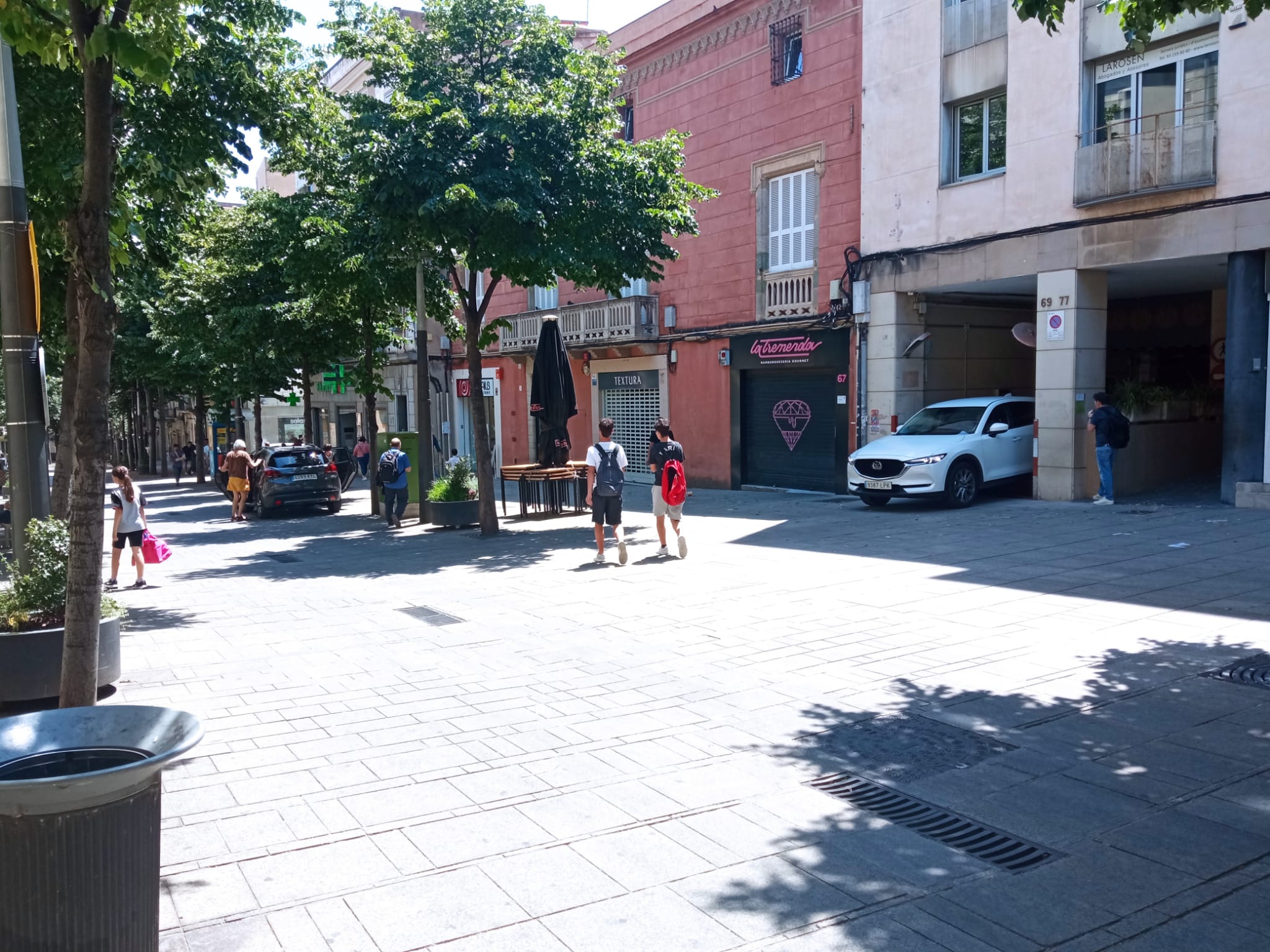 Canvis d’accés al pàrquing per treure cotxes de la Riera de Mataró