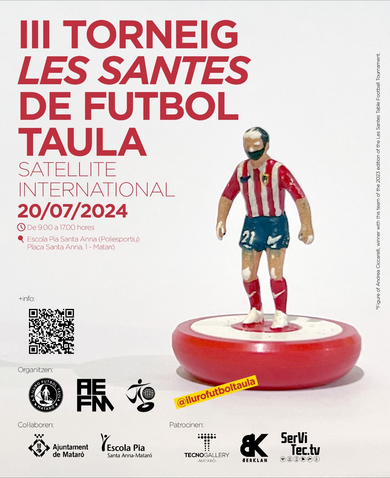 El cartell de l'acte El cartell de l'acte