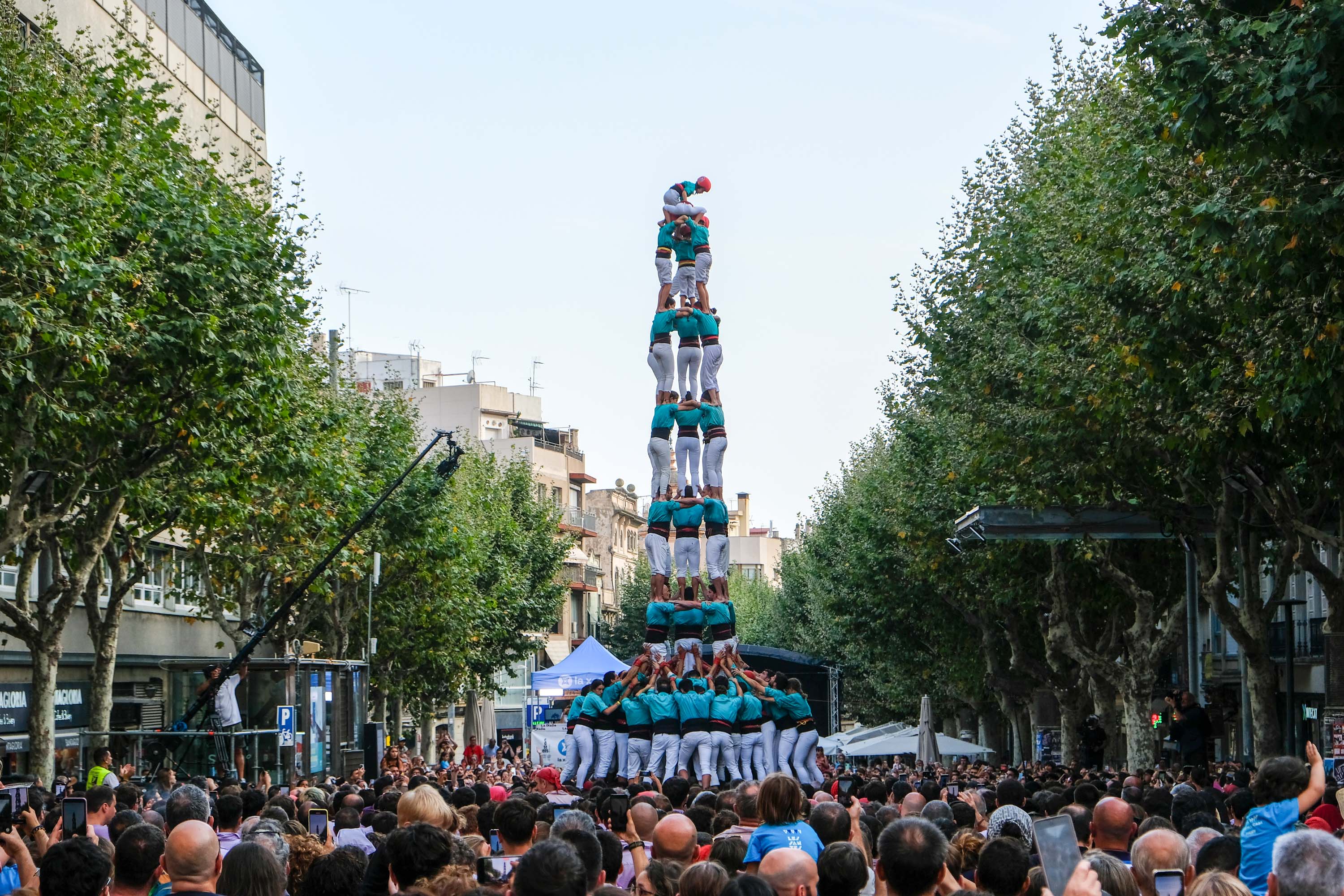 Castellers de Vilafranca a la Diada Castellera. Foto: Joan G. Jané Castellers de Vilafranca a la Diada Castellera. Foto: Joan G. Jané