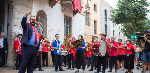 La Banda, l'Agrupació Musical del Maresme, en un moment de Les Santes. Foto: R. Gallofré La Banda, l'Agrupació Musical del Maresme, en un moment de Les Santes. Foto: R. Gallofré