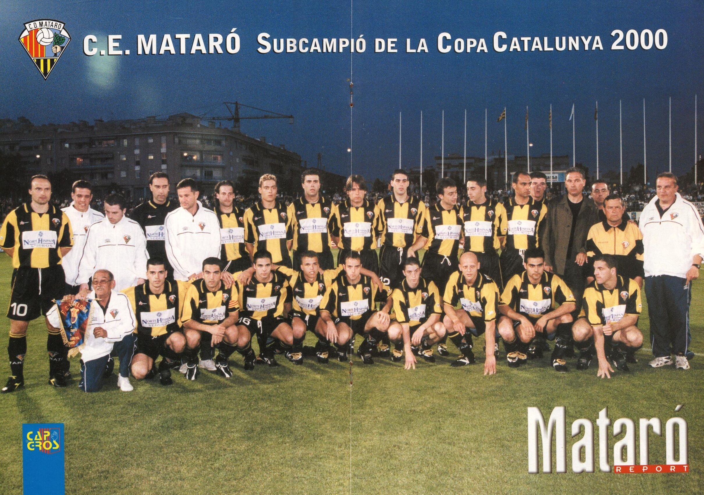 2000 05 16 Equip CE Mataro final Copa Catalunya 2000 05 16 Equip CE Mataro final Copa Catalunya